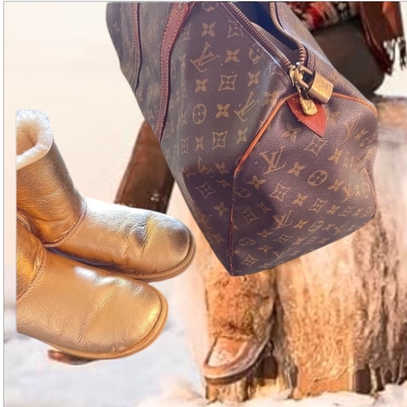 Louis Vuitton Vintage Keepall Boston Monogram Bag Luxury ✈️🧳Travel - Picture 6 of 10